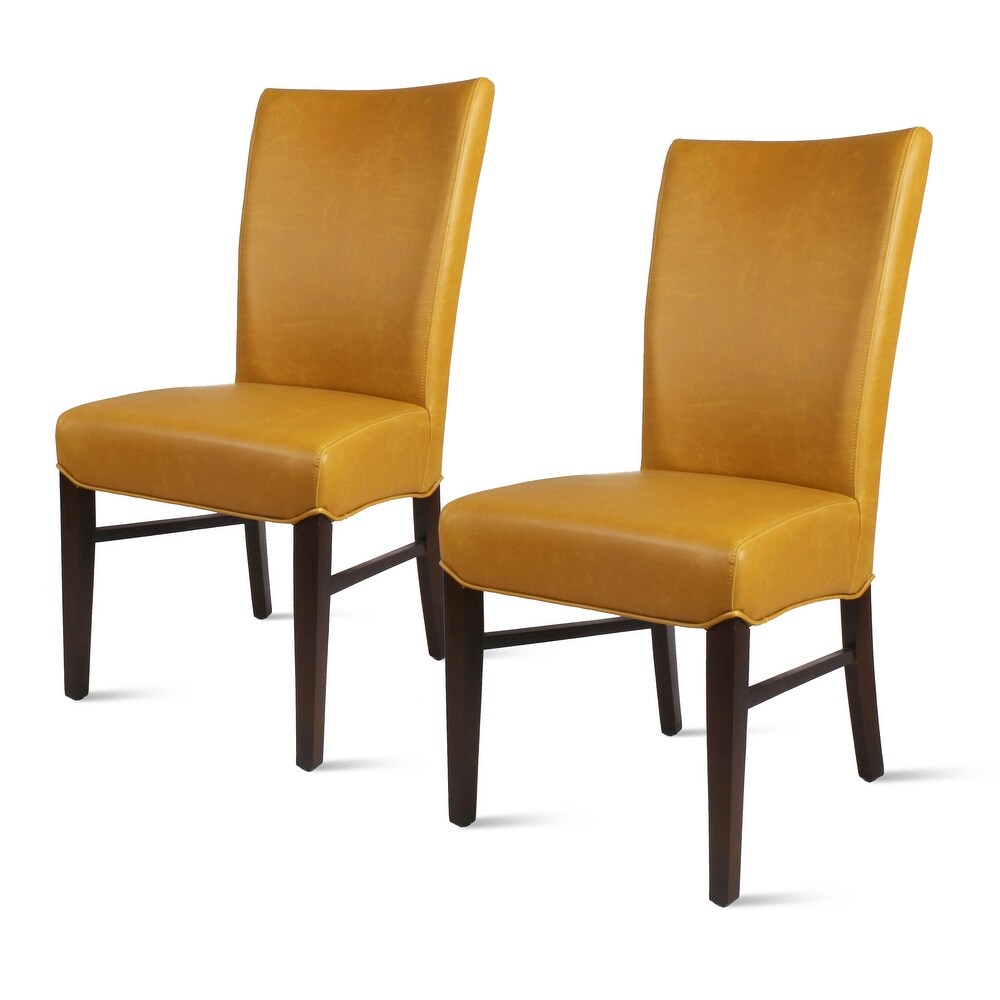 Milton Bonded Leather Dining Chairs (Set of 2)   na