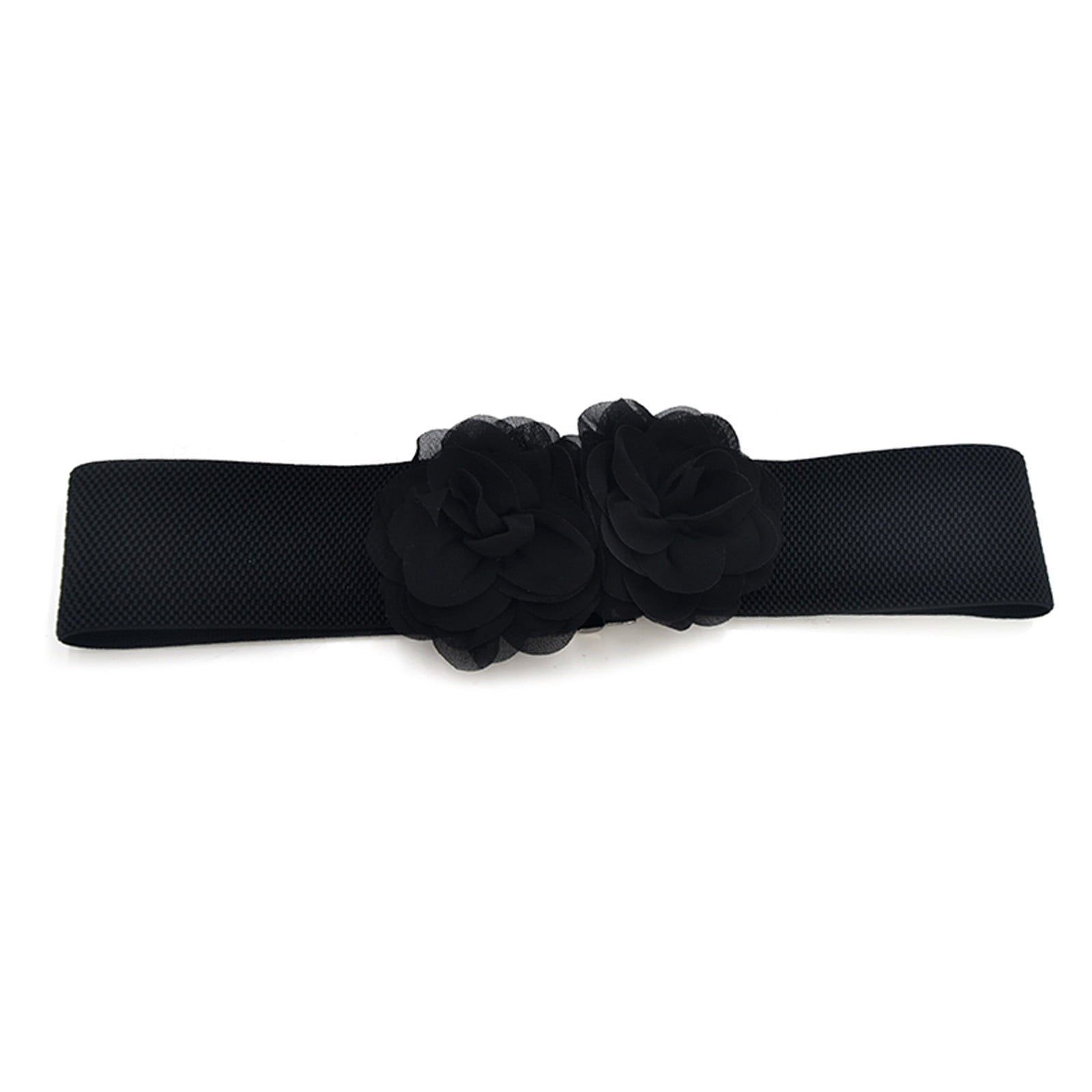 WANYNG Women Stretchy Belt For Dresses Vintage Elastic Wide Waist Belt Men Belt Reversible Lap Seat Belt Universal