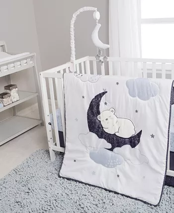 Trend Lab Sammy and Lou Bearly Dreaming 4 Piece Crib Bedding Set