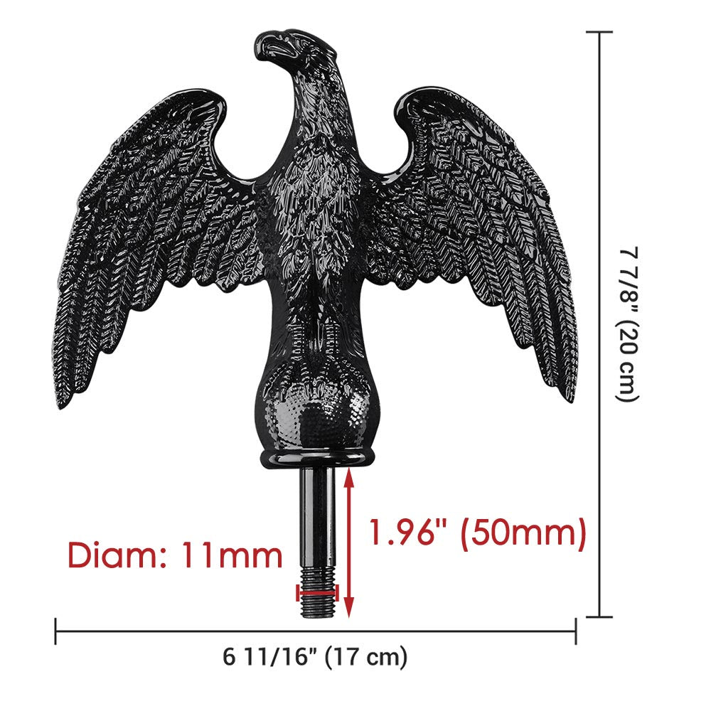 Yescom Plastic Eagle Telescopic Flag Pole Top Ornament