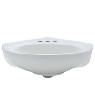 American Standard Cornice Wall-Mount Bathroom Sink in White 0611.004.020