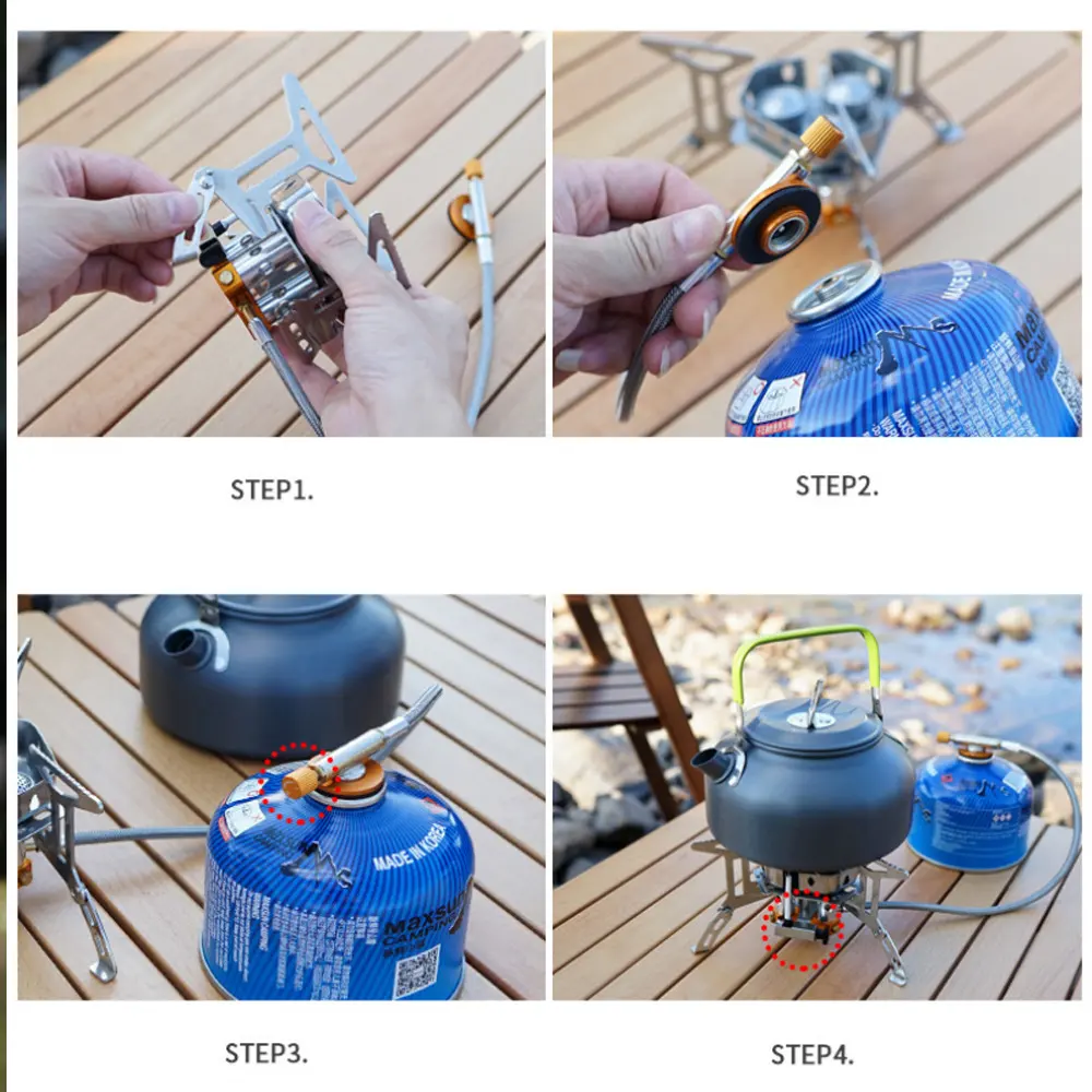 Easy carry Outdoors Camping Kitchen Mini Camping Gas Stove Portable Gas Stove For Camping