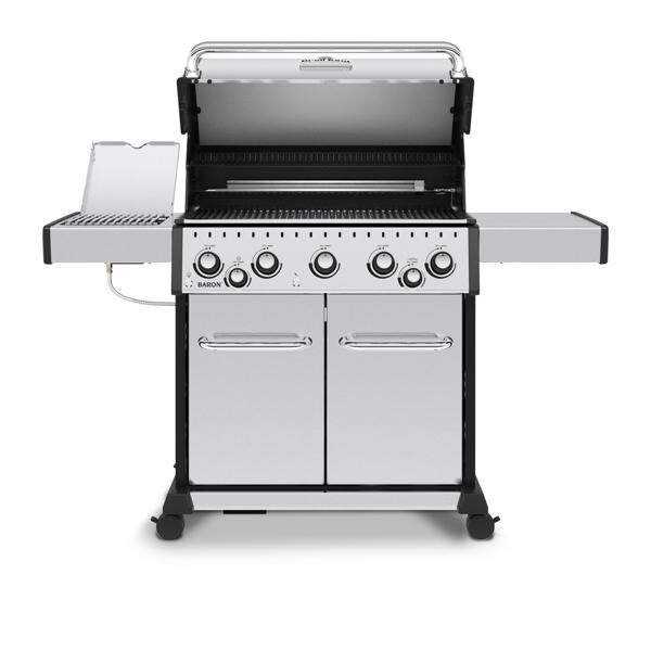 Broil King Baron S 590 Pro IR 5-Burner Propane Gas Grill With Rotisserie and Sear Station