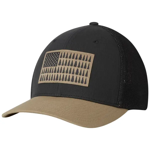 Columbia Men's Mesh Tree Flag Ball Cap