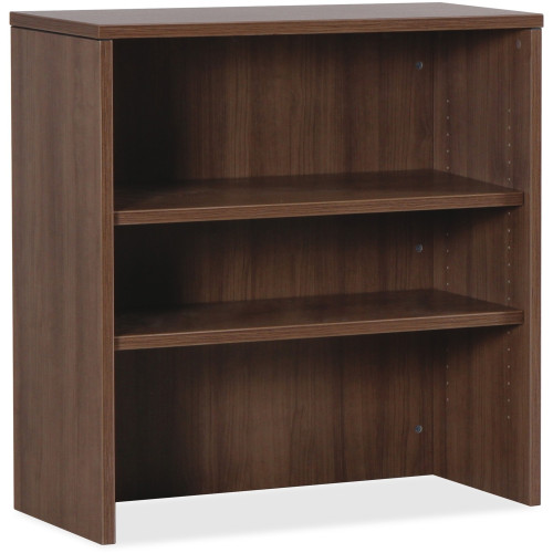 Lorell Essentials Walnut Laminate Stack-on Bookshelf (69975)