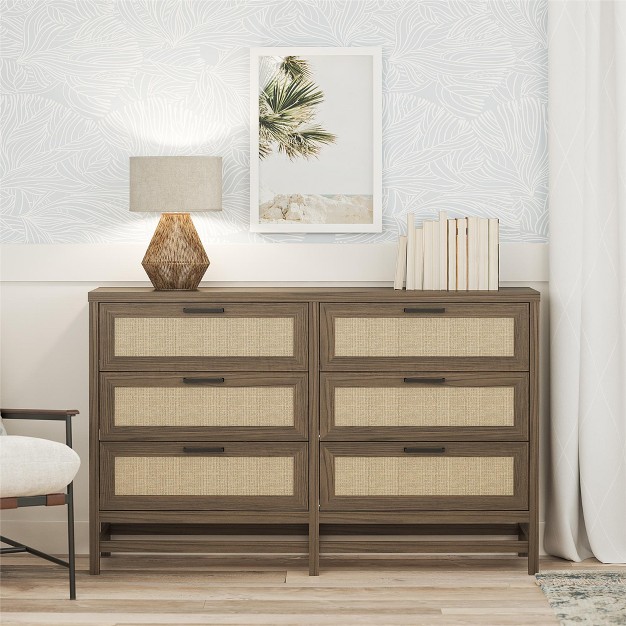 Ameriwood Home Lennon 6 Drawer Dresser