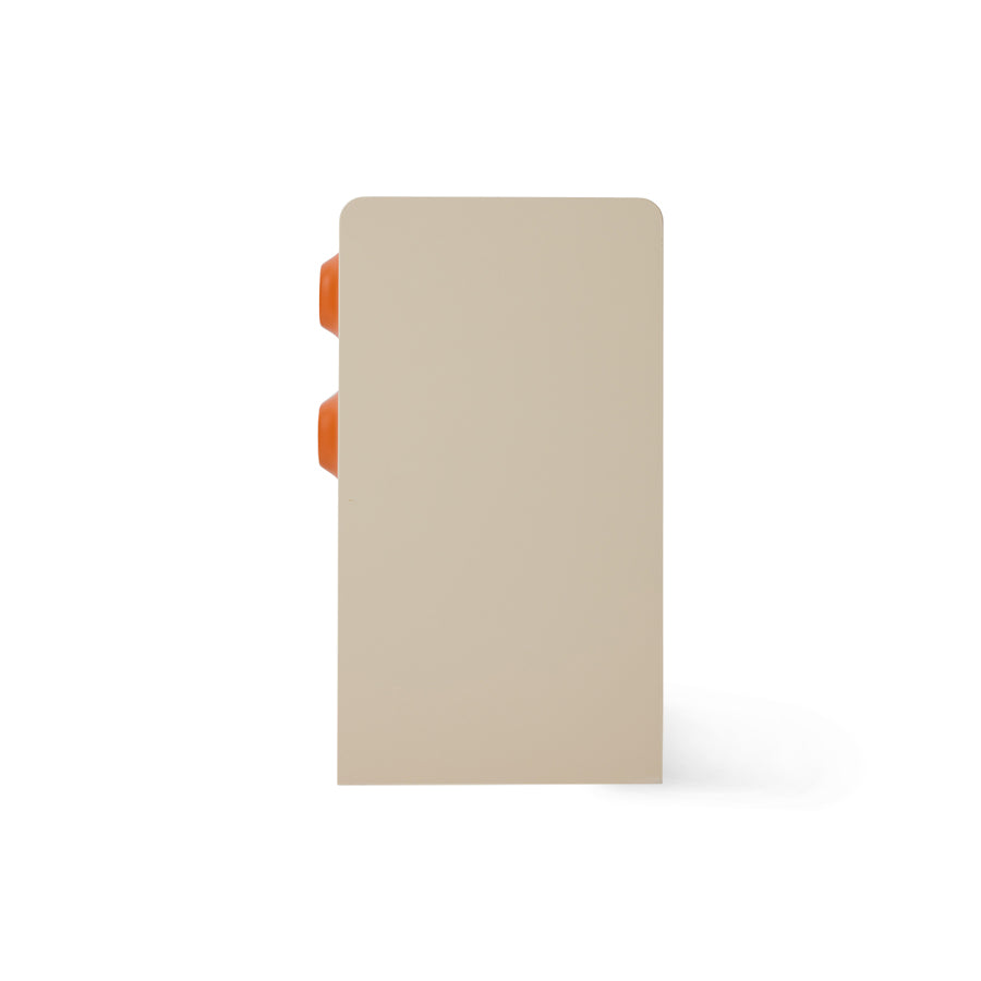 Nightstand Space orange / cream