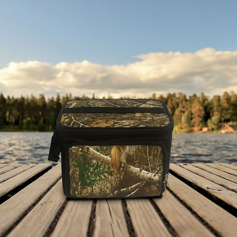 Brentwood Kool Zone 6 Can Insulated Cooler Bag with Hard Liner in Realtree Edge Camo