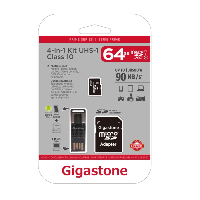 GIGASTONE SD KIT 64GB