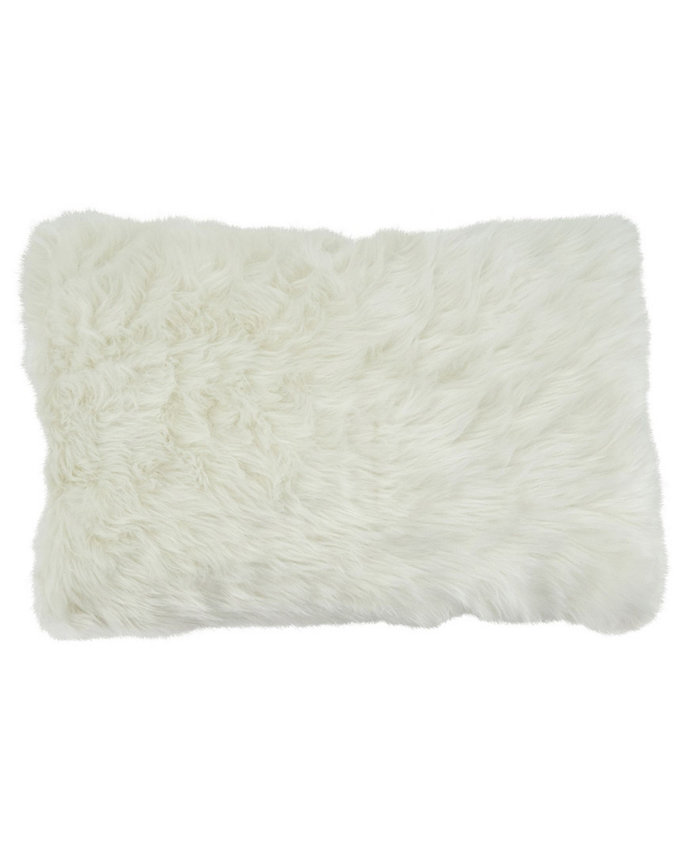 Saro Lifestyle Faux Fur Decorative Pillow， 12