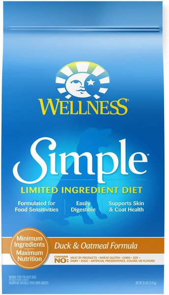 Wellness Simple Limited Ingredient Diet Duck and Oatmeal Formula Dry Dog Food