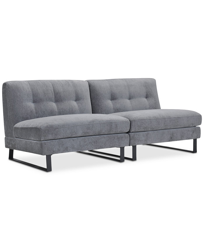 Furniture Kathya 80 2-Pc. Fabric Modular Sofa