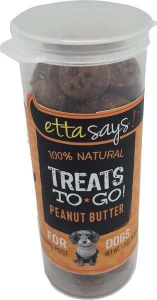 Etta Says! 100% Natural Treats To Go! Peanut Butter Grain-Free Dog Treats