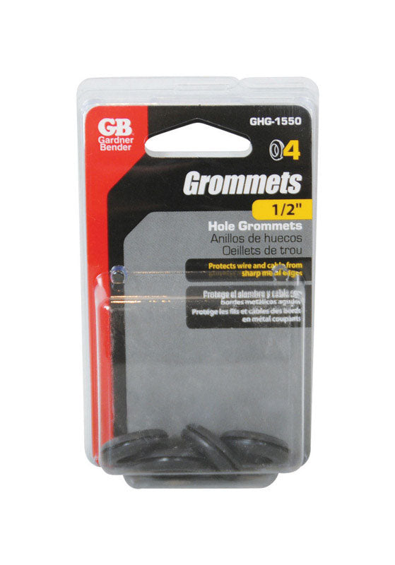 GROMMET VNYL BLK 1/2