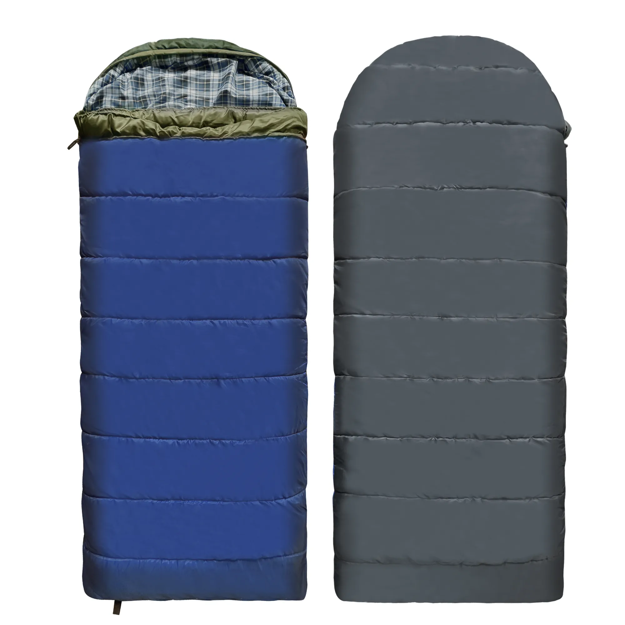 Mydays Outdoor Waterproof Windproof Coldproof Warm Custom Mountain Pass Plaid Stitching Camping Sleeping Bag for Picnic Hiking