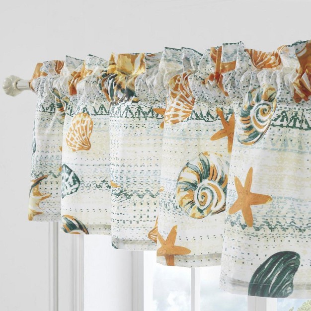 Rod Pocket Window Valance 84 quot X 16 quot Ocean