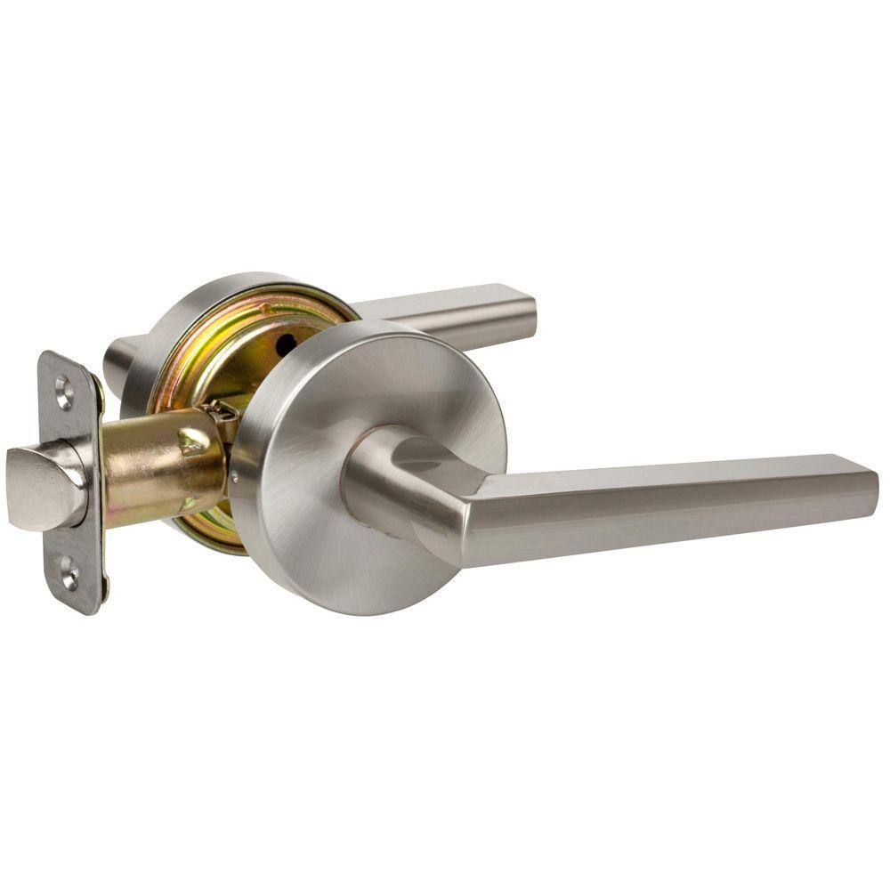 DELANEY HARDWARE Contemporary Collection Vida Satin Nickel HallCloset Door Handle 351511