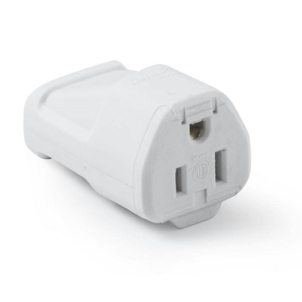 EasyLife Tech 15 Amp Plus T 125-Volt NEMA Connector White 0-2101