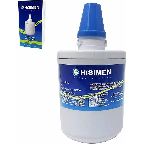 1 Pack HiSimen DA29 00003G Genuine Refrigerator Fresh Water Filter NSF Certified