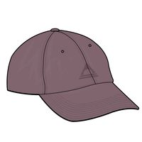 Classic Recycled Cotton 6 Panel Cap - Grape