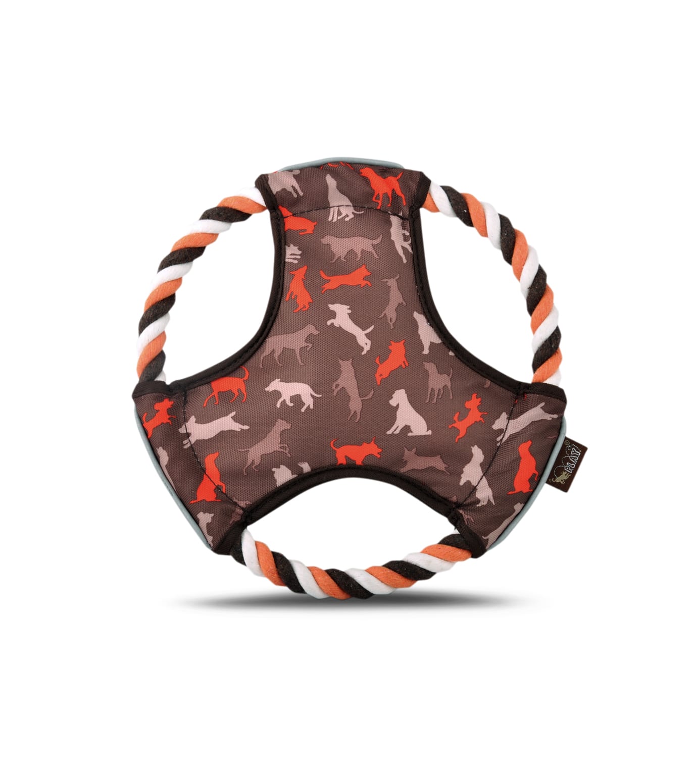 PET PLAY Flying Disc Toy - Mocha