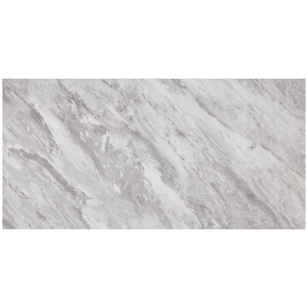 Daltile Newgate Gray Marble Matte 12 in. x 24 in. Glazed Ceramic Floor and Wall Tile (15.04 sq. ft.Case) NW071224HD1PV