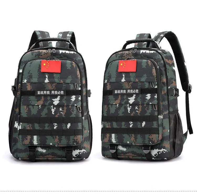 Disaster Prevention and Emergency Package Black Polyester Opp Bag Lightweight Black Camo Can Design Our Acidic Survival Tactics