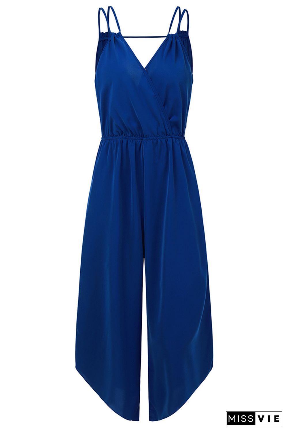 Solid Color Slip Wide Leg Pants Jumpsuit Wholesale