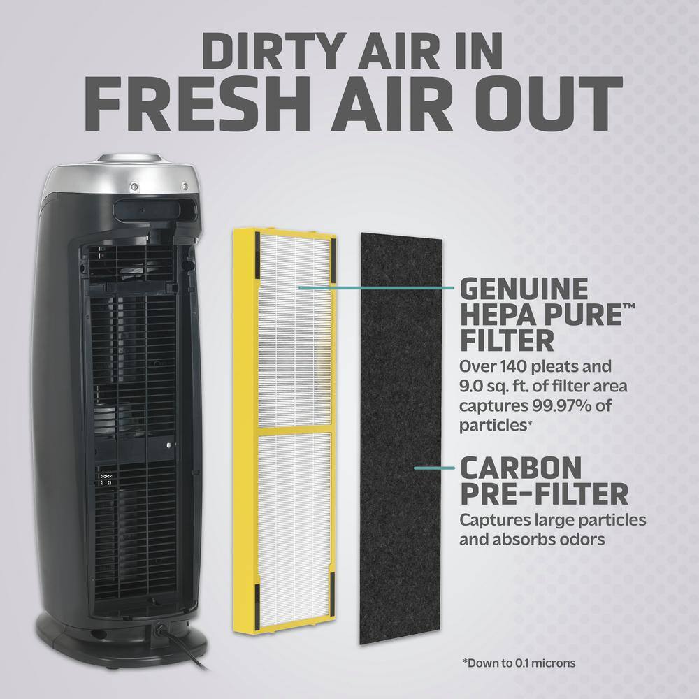 GermGuardian Air Purifier with HEPA Filter and Odor Reduction 22 in. Tower AC4820 AC4820