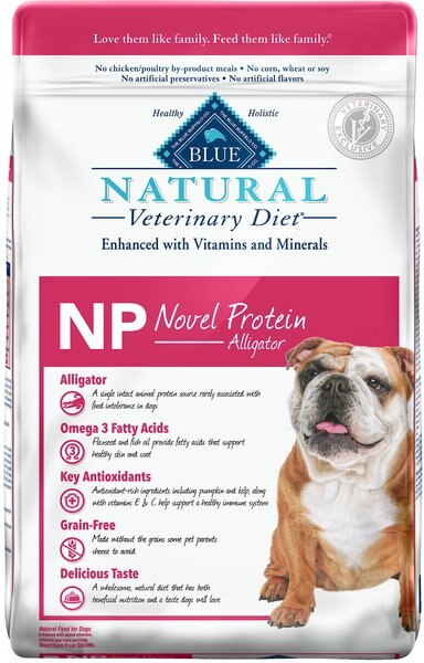 Blue Buffalo Natural Veterinary Diet NP Novel Protein Alligator Grain-Free Dry Dog Food