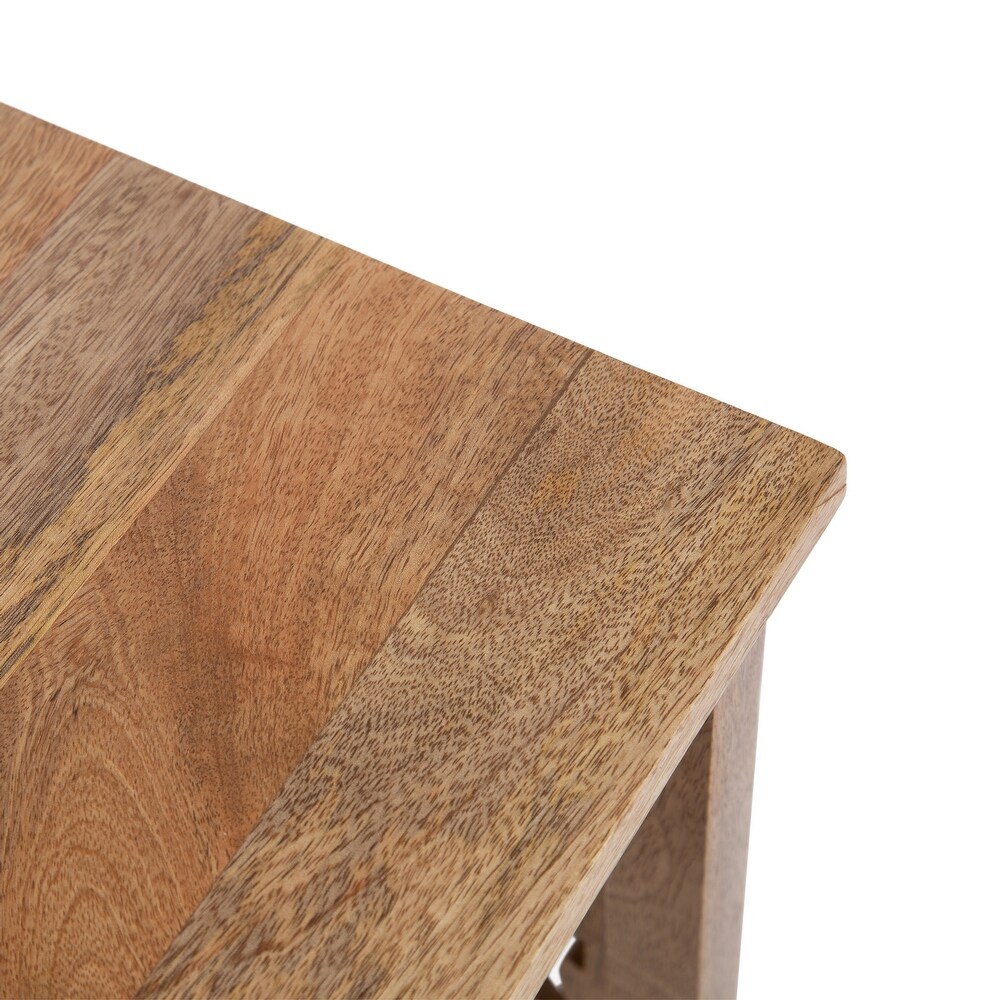 Kate and Laurel Karni Wooden Nesting Tables   2 Piece