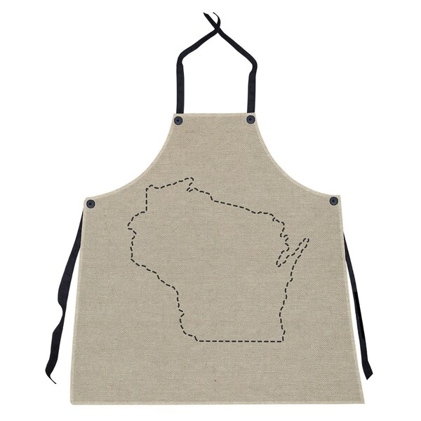 Wisconsin Silhouette Apron - 27 x 30