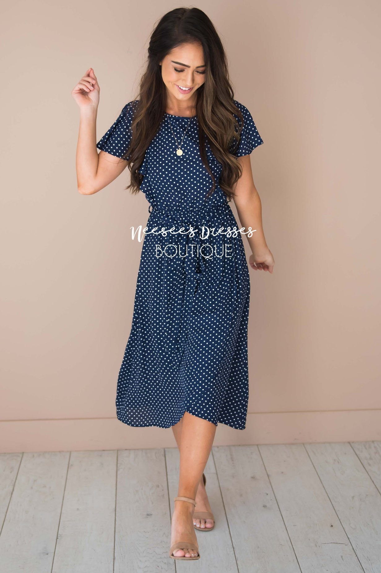 The Kynlei Polka Dotted Dress