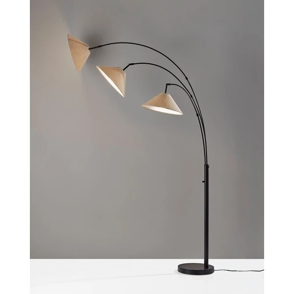 Braxton 3-Arm Arc Lamp