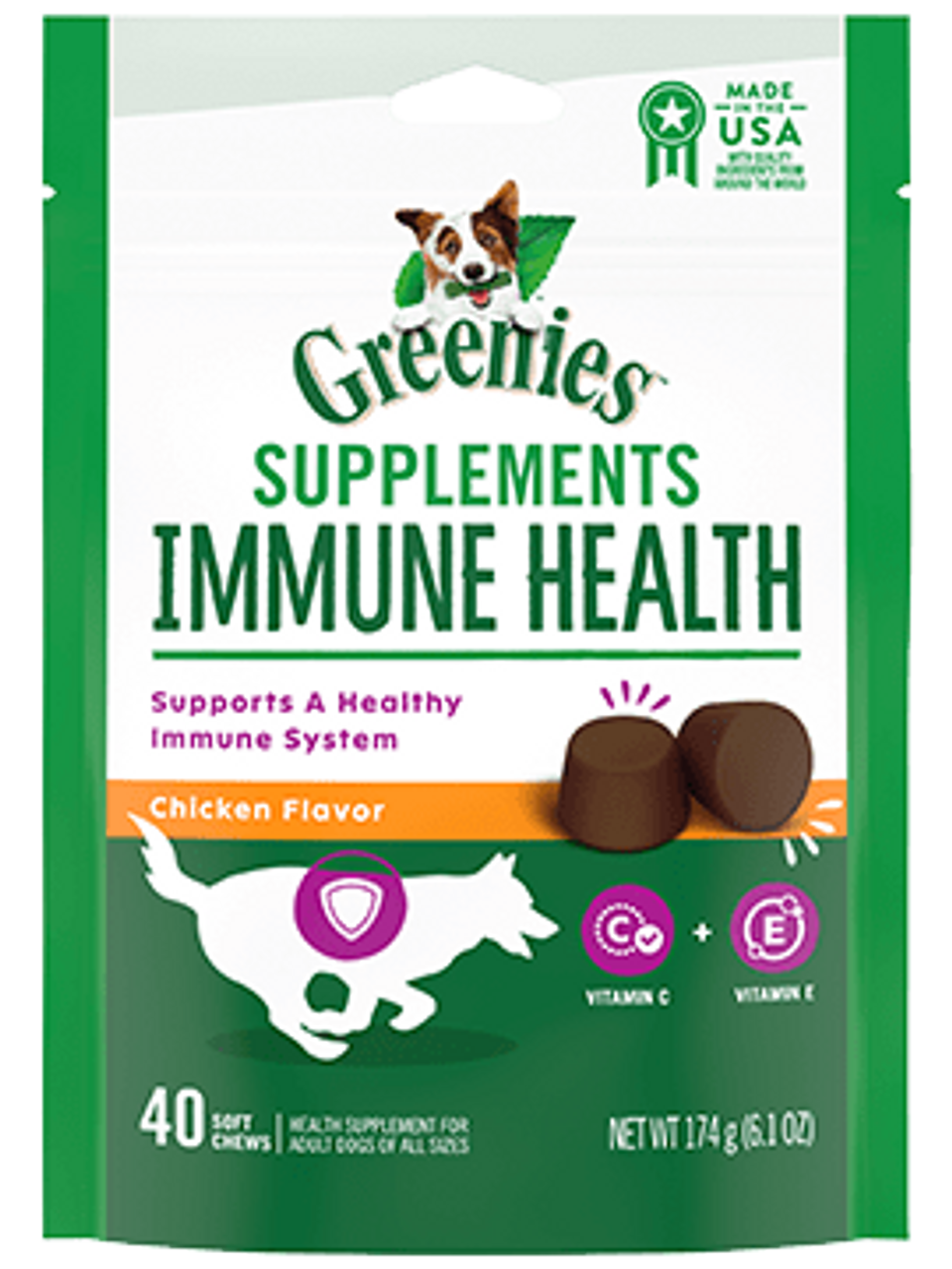 Greenies Immune Health Supplement Dog Treats