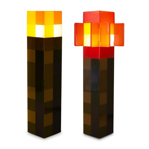 Ukonic Minecraft 2 piece Nightlight Bundle Torch And Redstone Torch