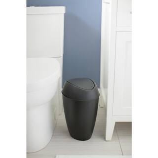 Umbra Twirla 2 Gal. Black Trash Can 1009613-040