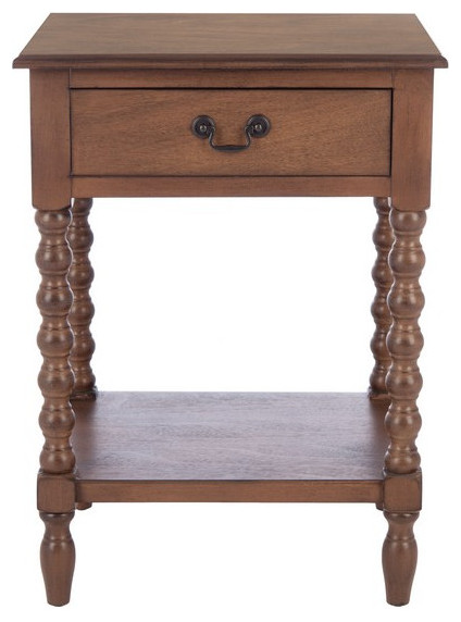 Cadell Accent Table Brown   Traditional   Side Tables And End Tables   by AED Luxury Home Decor  Houzz