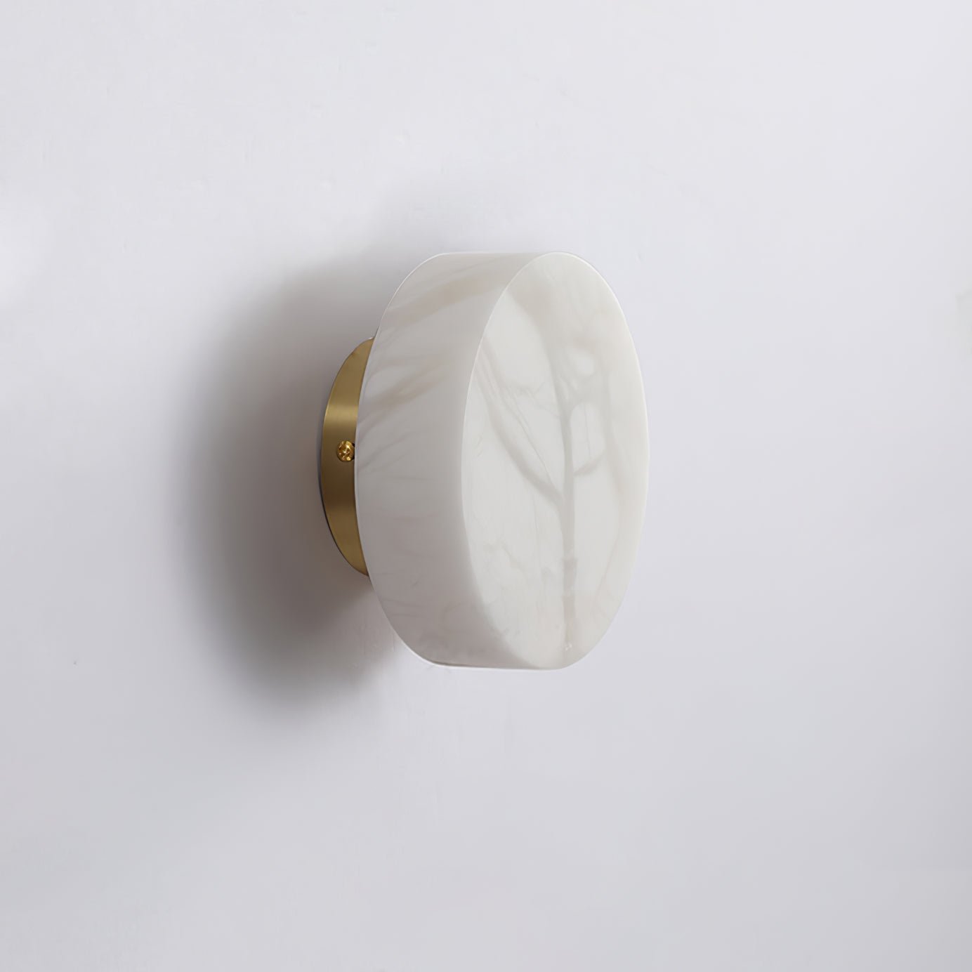 Cylindrical Alabaster Wall Light