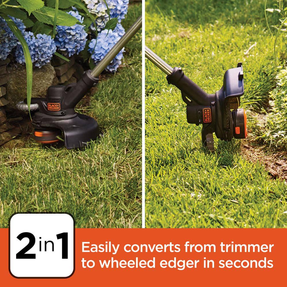 BLACKDECKER 20V MAX Cordless Battery Powered String Trimmer Kit with