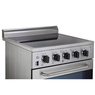 Unique Appliances Prestige 24 in. 2.3 cu. ft. Electric Range with Convection Oven in Stainless Steel UGP-24V EC SS