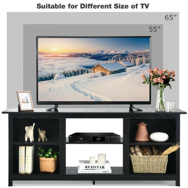 2-Tier Entertainment Media Console Center- - 58