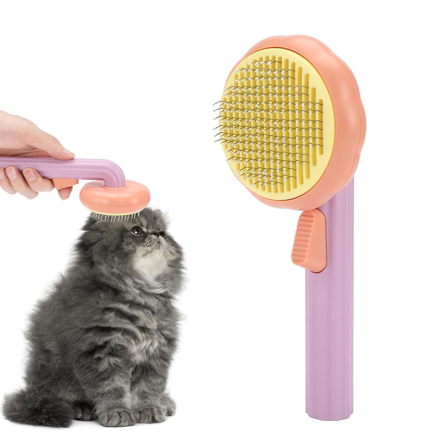 Auniq Cat Brush， Pet Pumpkin Brush Pet Hair Brush - Pet Grooming Brush For Dogs Cats Puppy Rabbit， Dog Brush And Cat Brush Grooming