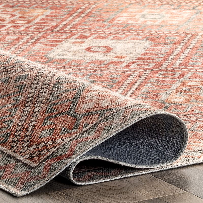 nuLOOM Serenity Machine Washable Diamond Trellis Area Rug