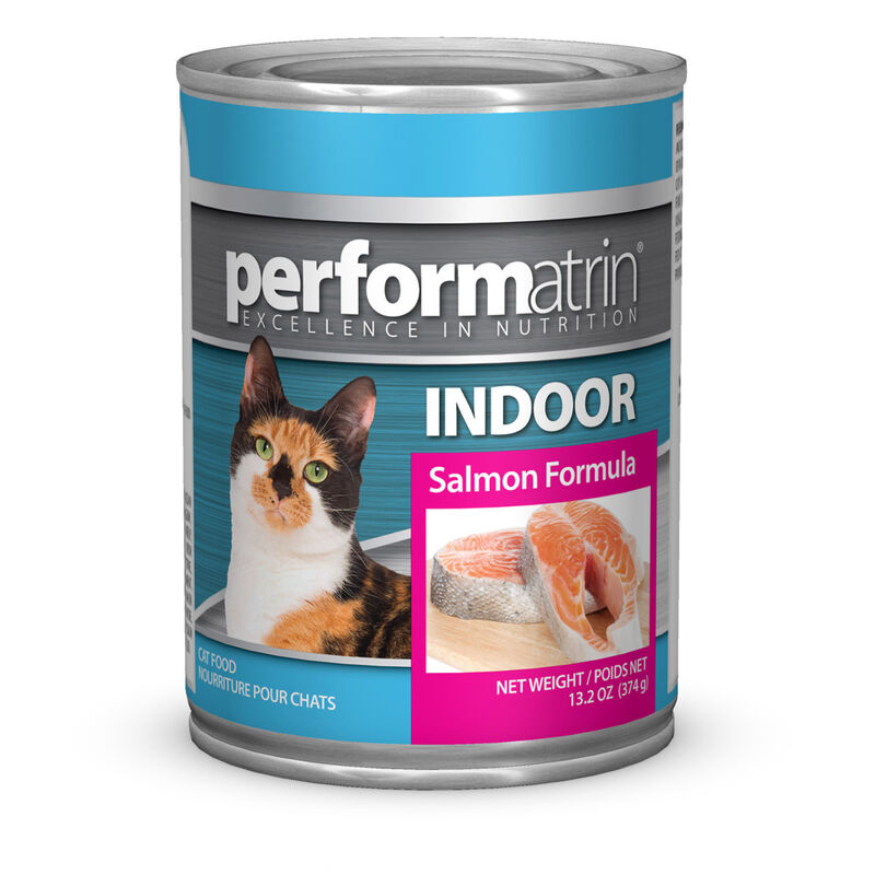 Indoor Salmon Formula Cat Food 13.2oz-12Pack