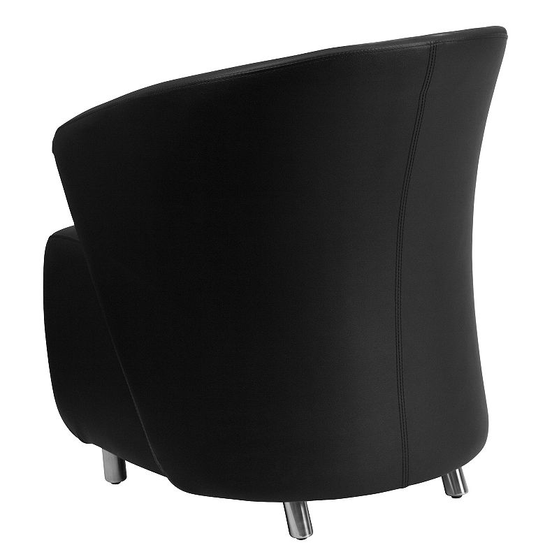 Flash Furniture Pasithea Curved Barrel Back Lounge Chair