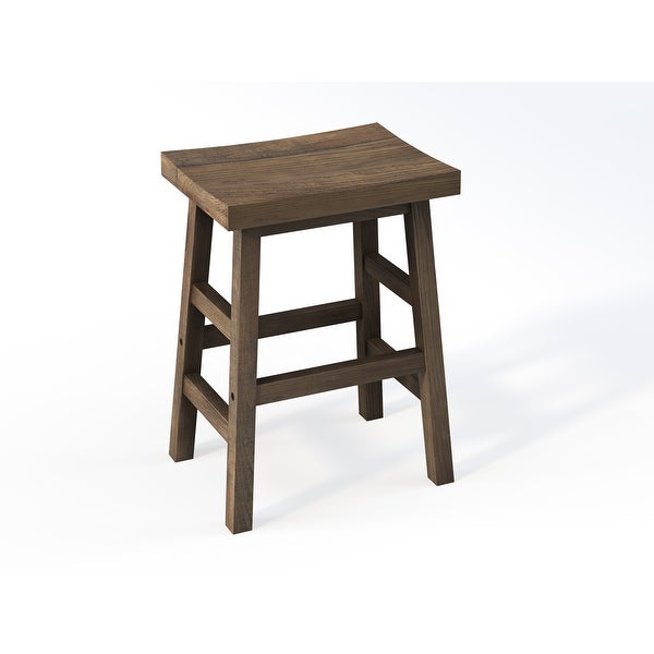 Carbon Loft Lawrence Reclaimed Wood Counter Stool