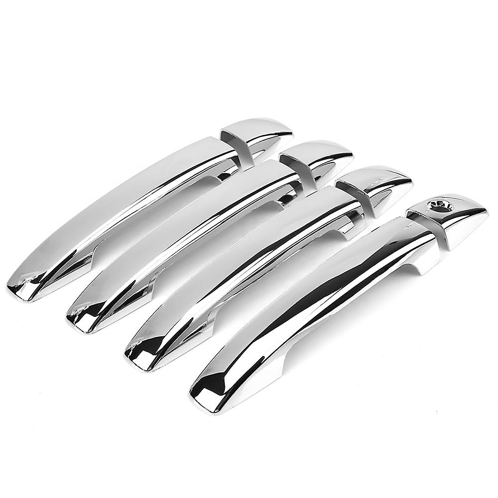 8 Pcs Car Chromium Electroplating Door Handle Cover Trim For Subaru Forester 2009-2013