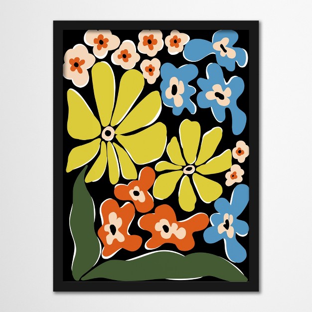 Americanflat Boho Botanical Wall Art Room Decor Matisse Garden Night By Miho Art Studio