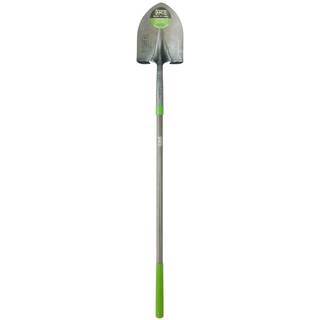 Ames 46.5 in. Fiberglass Handle Steel Blade Digging Shovel with Comfort Step 25332100